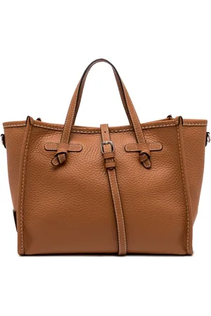 Gianni chiarini Taske, Dame, Brun, ONE SIZE, Læder, Brun lædertaske med pose