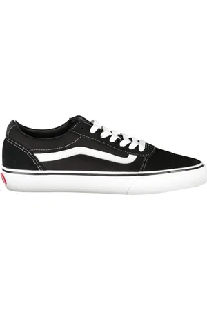 Vans Sko, Herre, Sort, 40 EU, Herre Sorte Atletiske Sneakers med Kontrastdetaljer