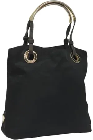 Prada Pre-owned, Dame, Sort, ONE SIZE, Nylon, Pre-owned nylon hndtasker