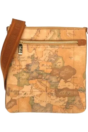 ALVIERO MARTINI 1A CLASSE Taske, unisex, Gul, ONE SIZE, Uld, Klassisk Geo Print Crossbody Taske