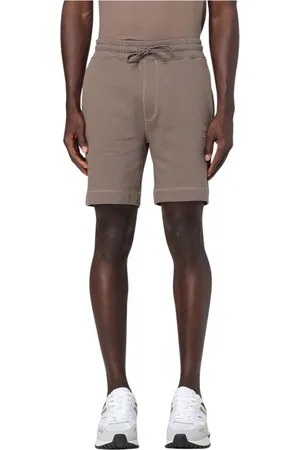 HUGO BOSS Shorts, Herre, Brun, 3XL, Bomuld, Klassiske Herreshorts med Moderne Stil