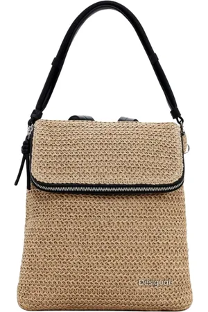 Desigual Taske, Dame, , ONE SIZE, Uld, Raffia rygsæk med flere rum