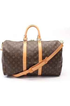 LOUIS VUITTON Pre-owned, Dame, Brun, ONE SIZE, Uld, Pre-owned canvas tasker