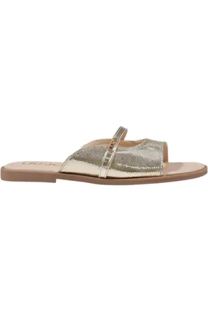 Liu Jo Sko, Dame, Gul, 38 EU, Uld, Elegante Sommer Sandaler