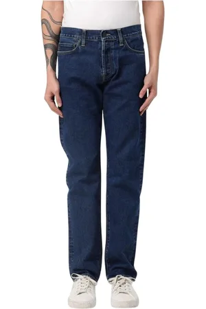 Carhartt Jeans, Herre, Blå, W34, Uld, Blå Regular Fit Jeans