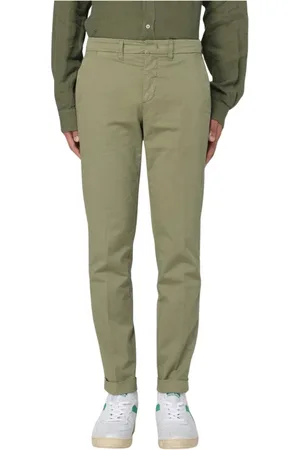 FAY Bukser, Herre, Grøn, W33, Bomuld, Beige Chino Bukser til Mænd