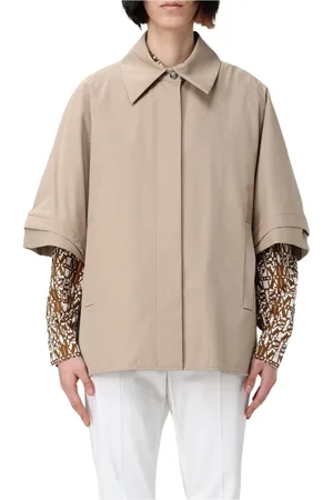 Max Mara Jakke, Dame, , M, Elegant Krave Cape Jakke