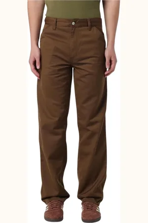 Carhartt Bukser, Herre, Brun, W33, Holdbare Regular Fit Sorte Bukser