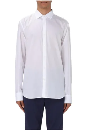 BROOKSFIELD Skjorte, Herre, Hvid, XL, Bomuld, Hvid Formel Skjorte Klassisk Stil