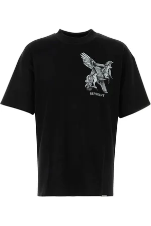 Represent Top, Herre, Sort, L, Bomuld, Sort Bomuld Elegance In Motion T-Shirt