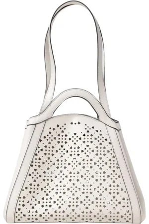 Coccinelle Taske, Dame, Hvid, ONE SIZE, Uld, Luksus Læder Skuldertaske