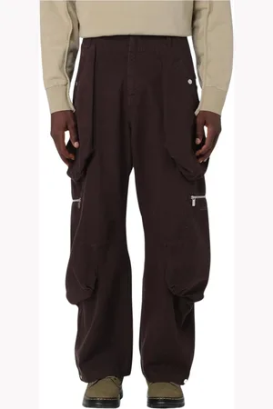Jacquemus Bukser, Herre, Brun, M, Bomuld, Brun Cargo Bukser Afslappet Pasform