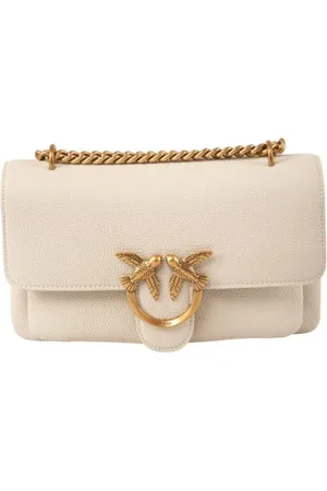 Pinko Taske, Dame, Hvid, ONE SIZE, Dame Taske i Trendy Stil