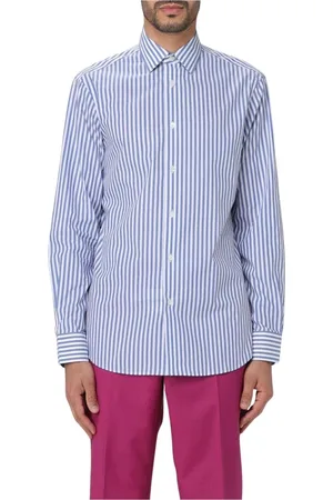 Paul Smith Skjorte, Herre, Flerfarvet, S, Multifarvet Stribet Skjorte