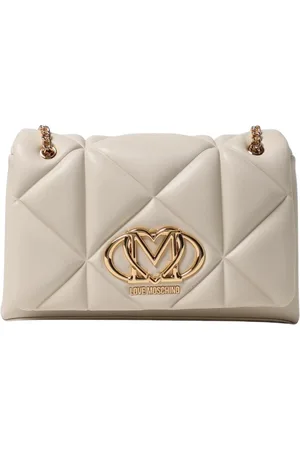 Moschino Taske, Dame, , ONE SIZE, Uld, Quiltet Skuldertaske Kæde Strop
