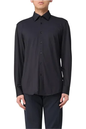 HUGO BOSS Skjorte, Herre, Sort, 2XL, Sort Skjortekjole til Mænd