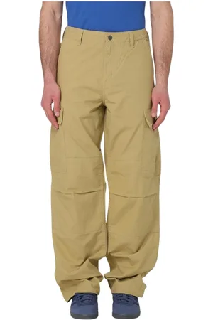 Carhartt Bukser, Herre, , W33, Uld, Grønne Cargo Bukser Stilfulde og Holdbare