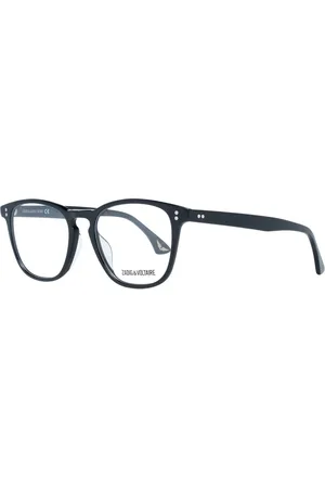 Zadig & Voltaire Tilbehør, Herre, Sort, ONE SIZE, Uld, Sorte Herre Optiske Briller Trapezium Stil