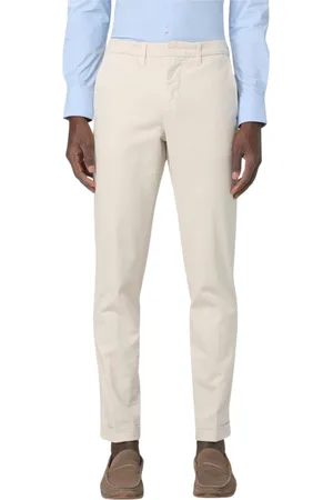 FAY Bukser, Herre, Hvid, W32, Alsindet Beige Chinos Bukser