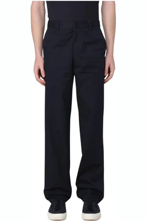 Armani Exchange Bukser, Herre, Blå, W32, Uld, Moderne Marineblå Bukser