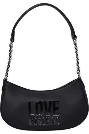 Moschino Taske, Dame, Sort, ONE SIZE, Uld, Sort Skuldertaske Kæderem