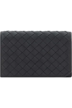 Bottega Veneta Tilbehør, Herre, Sort, ONE SIZE, Læder, Elegant Læderkortholder Pung