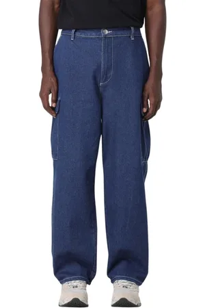 Pop Trading Company Jeans, Herre, Blå, L, Uld, Stilfulde Cargo Jeans til Mænd