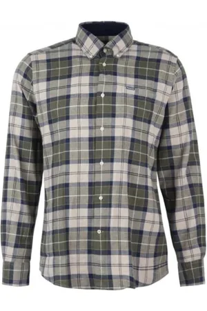 Barbour Skjorte, Herre, Flerfarvet, 2XL, Bomuld, Ternet Herreskjorte Fortrose