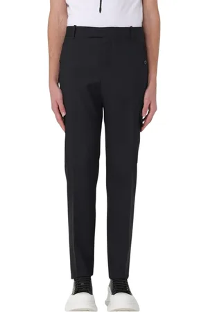 Alexander McQueen Bukser, Herre, Sort, M, Uld, Sorte Cargo Bukser