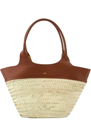 A.P.C. Taske, Dame, Brun, ONE SIZE, Uld, Laeder hndtasker