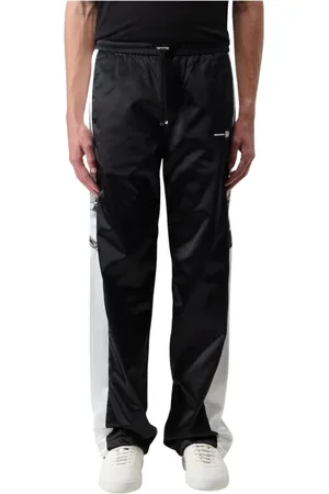 AMIRI Bukser, Herre, Sort, L, Nylon, Luksus Sort Streetwear Track Bukser