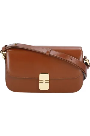 A.P.C. Taske, Dame, Brun, ONE SIZE, Uld, Brun læder skuldertaske