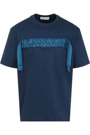 Lanvin Top, Herre, Blå, M, Bomuld, Blå T-shirt & Polo Combo
