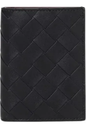 Bottega Veneta Tilbehør, Herre, Sort, ONE SIZE, Læder, Luksus Læderpung Sort