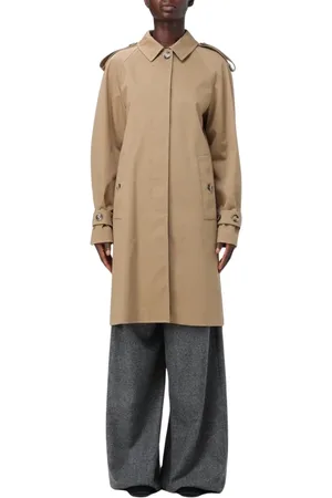 Max Mara Frakke, Dame, , XS, Bomuld, Gabardine Trench Coat