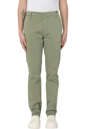 Jeckerson Bukser, Herre, Grøn, W32, Uld, Stilfulde Casual Chinos Bukser