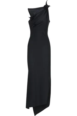 COPERNI Kjole, Dame, Sort, S, Sort Asymmetrisk Elegant Kjole