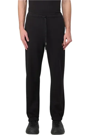 VERSACE Bukser, Herre, Sort, 2XL, Bomuld, Sort Casual Behagelige Bukser