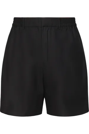 Fendi Shorts, Herre, Sort, L, Sorte Shorts med Sidelommer