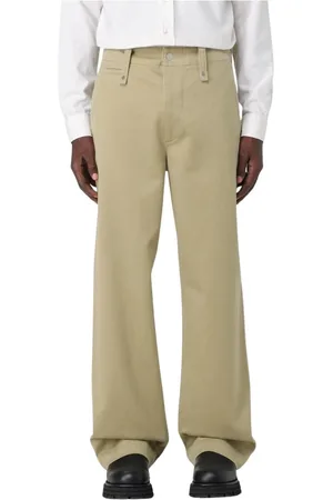 Burberry Bukser, Herre, , M, Bomuld, Wide Leg Cotton Bukser