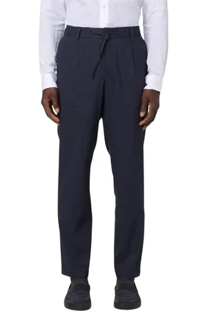 HUGO BOSS Bukser, Herre, Blå, 3XL, Blå afslappede bukser