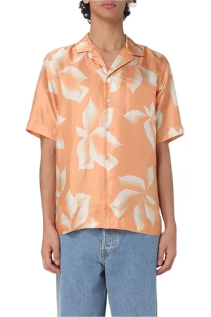DRIES VAN NOTEN Skjorte, Herre, , L, Livlig Blomstret Silkeskjorte