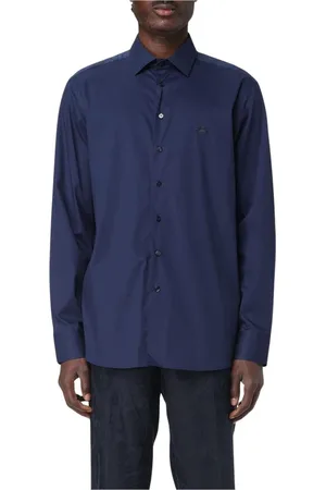 Etro Skjorte, Herre, Blå, 5XL, Bomuld, Elegant Langærmet Skjortekjole