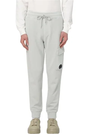 C.P. Company Bukser, Herre, Grå, XS, Uld, Grå Fleece Joggers til Mænd
