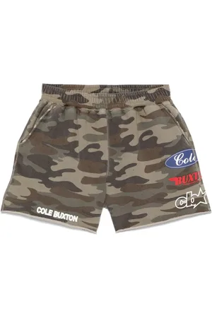 Cole Buxton Shorts, Herre, Grøn, M, Uld, Camorjs240 Stilfulde Shorts