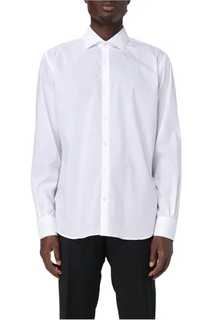 BROOKSFIELD Skjorte, Herre, Hvid, XL, Bomuld, Elegant Hvid Skjorte