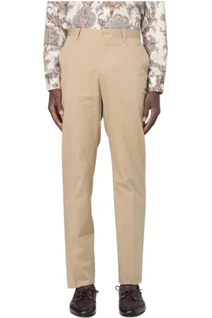 Etro Bukser, Herre, , L, Bomuld, Klassiske Straight-Leg Bukser