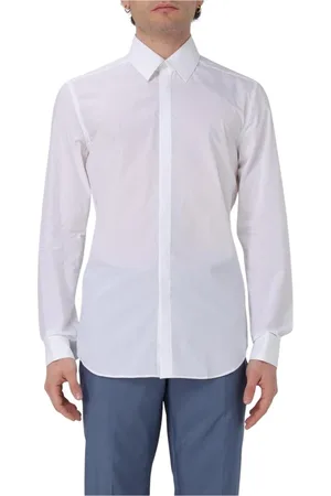 corneliani Skjorte, Herre, Hvid, 5XL, Bomuld, Hvid Slim Fit Skjorte