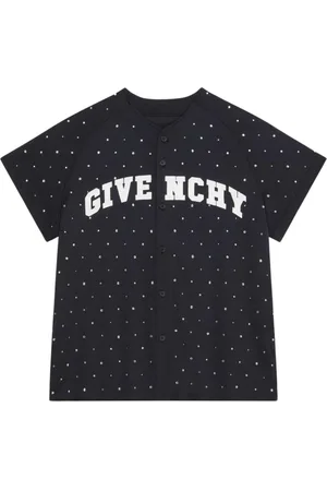 Givenchy Top, Herre, Sort, M, Uld, Besat Mesh Baseballtrøje