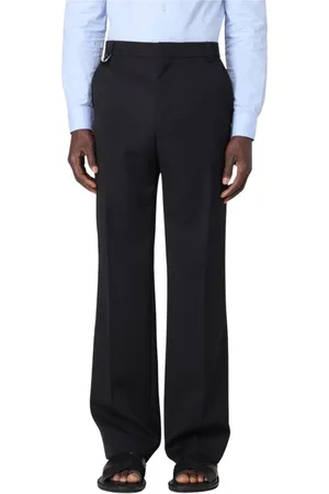 Jacquemus Bukser, Herre, Sort, L, WideLeg Bukser i Sort